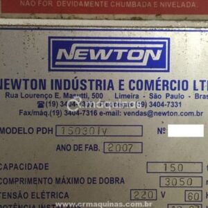 Dobradeira CN 3000 X 150T – Newton - 2007