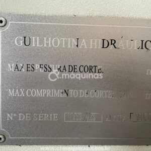 Guilhotina CNC Jin 3000×12.5mm