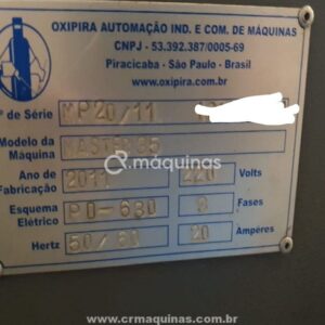 Máquina de Plasma HPR260XD – Oxipira – 2011
