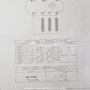 Transformador Trifásico Itaipu 750 KVA