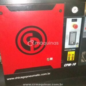 Compressor de ar parafuso CPM10 220V 10bar – Chicago Pneumatic