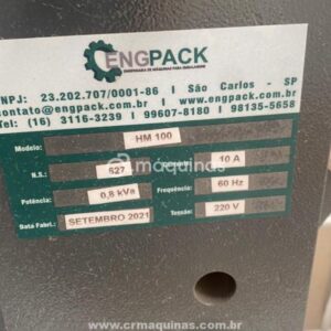 Máquina de Embalar Flowpack Modelo HM100 - Engepack