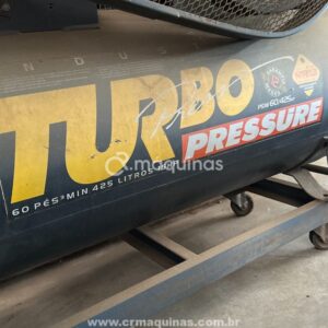 Compressor Pressure Turbo Ar 60 425 Litros 175 Libras 15 cv Trifásico