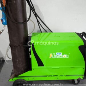 Máquina de Solda MIG 250A IGBT 250Y com 4 Roldanas 220V Monofásica – Hylong